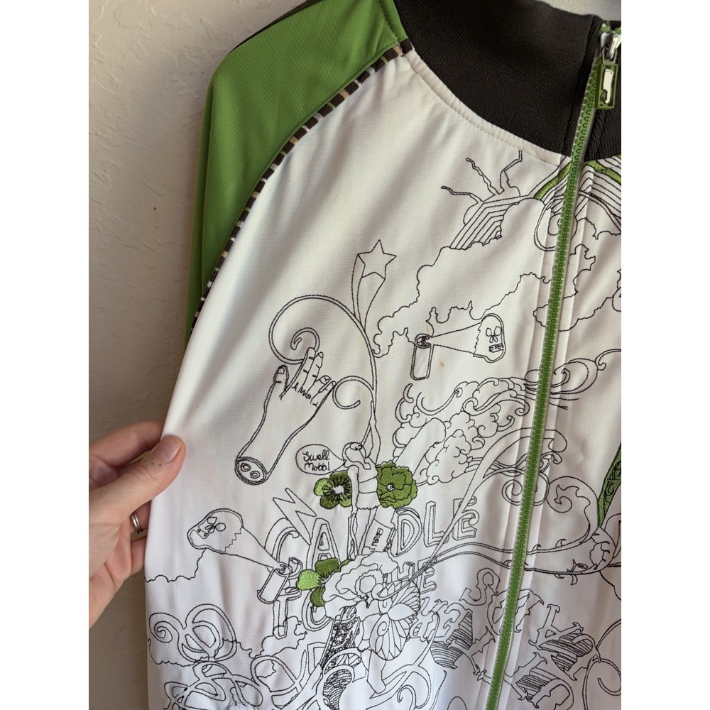 Vintage Y2K Artful Dodger Freak Show Track Jacket 4XL AOP Embroidered Streetwear - Picture 6 of 10